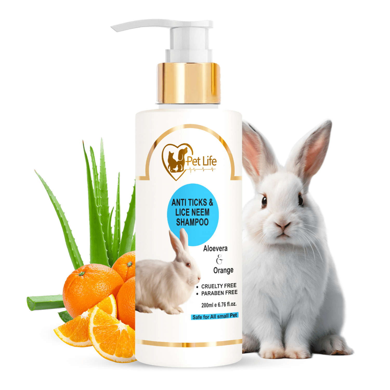 Pet Life Anti Ticks & Lice Neem Shampoo For Small Pet