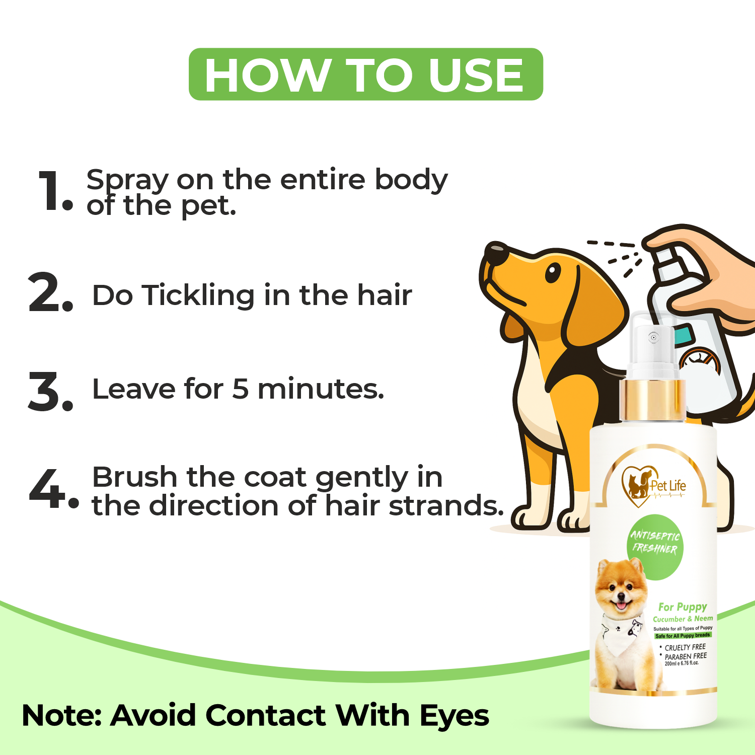 Pet Life Antiseptic Freshener for Puppy - Image 6