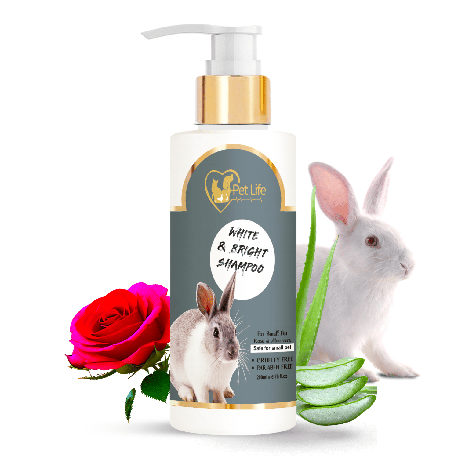 Pet Life White And Bright Shampoo For Small Pet