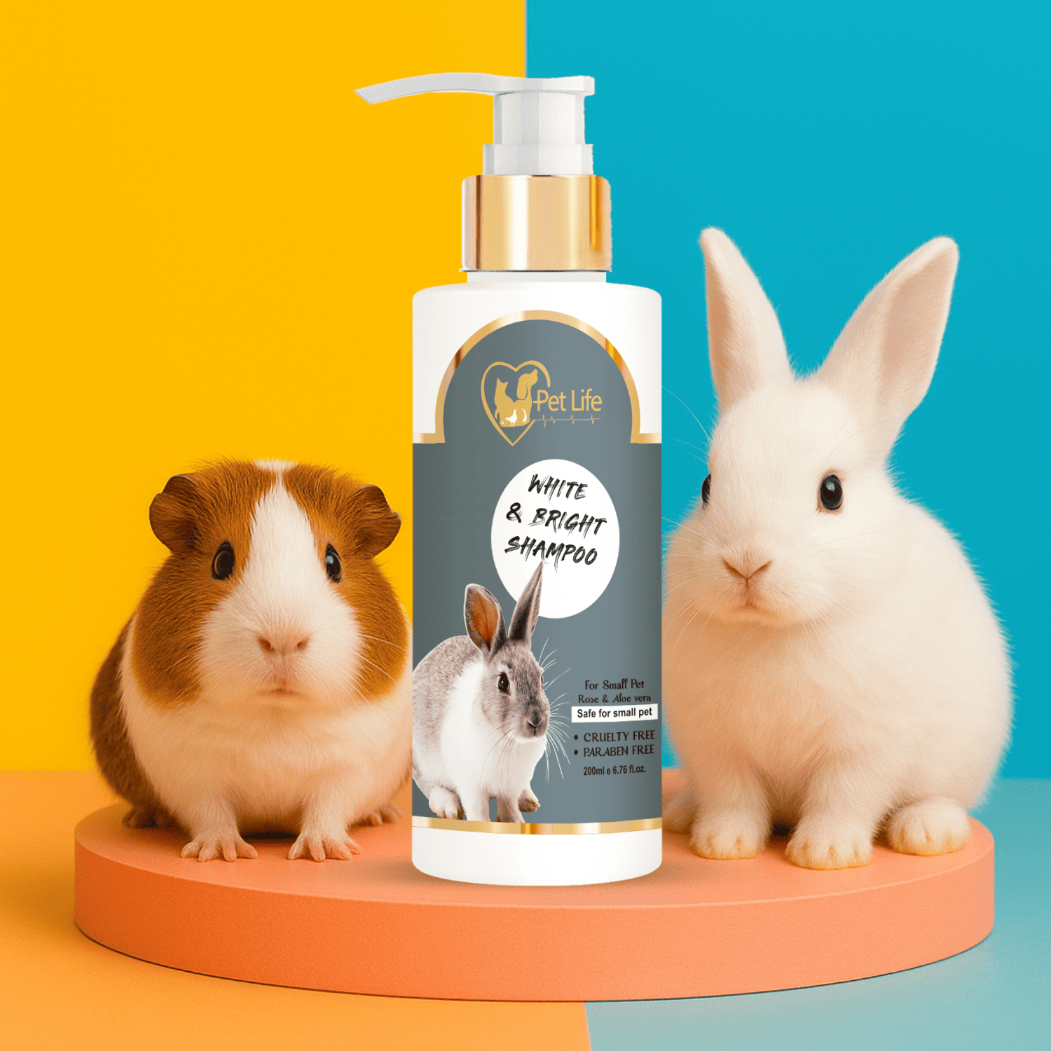 Pet Life White And Bright Shampoo For Small Pet - Image 2