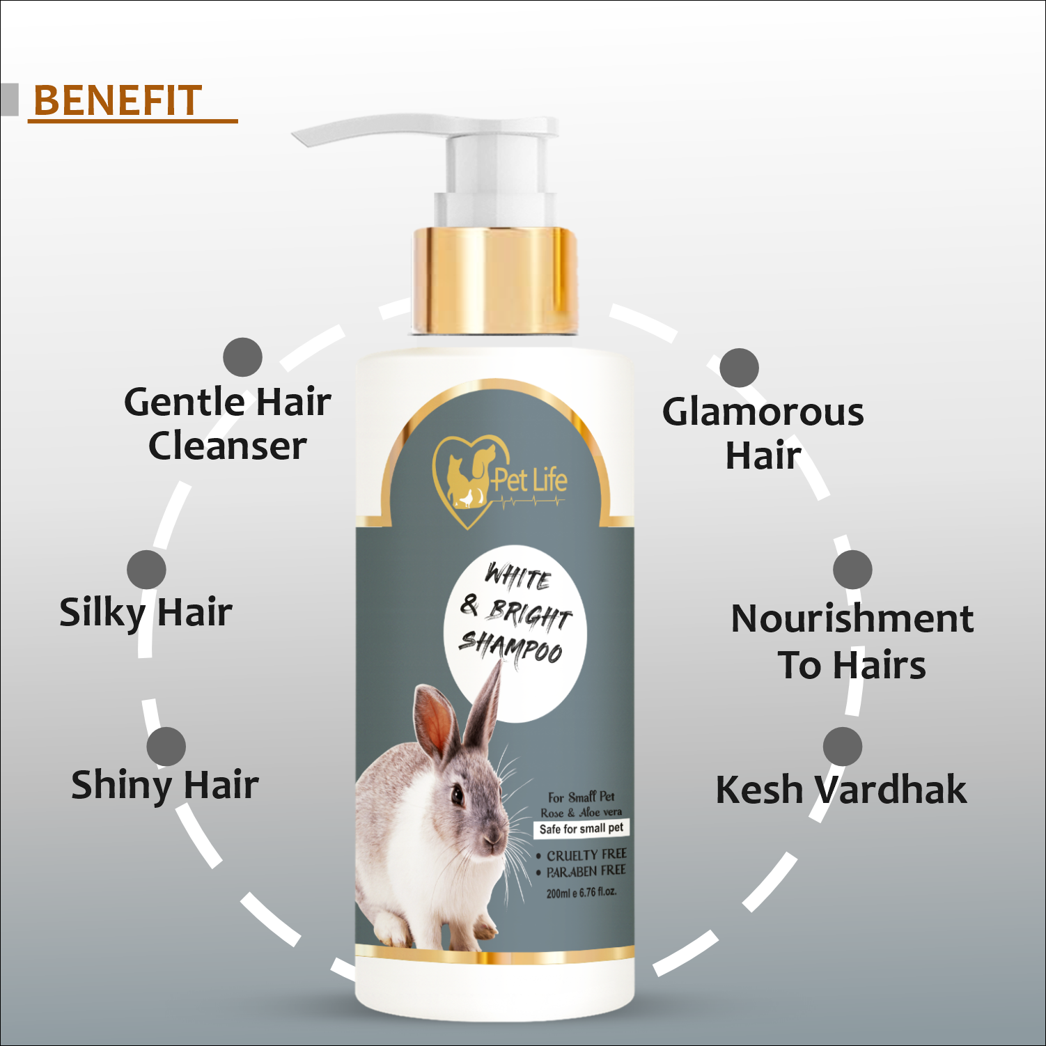 Pet Life White And Bright Shampoo For Small Pet - Image 10